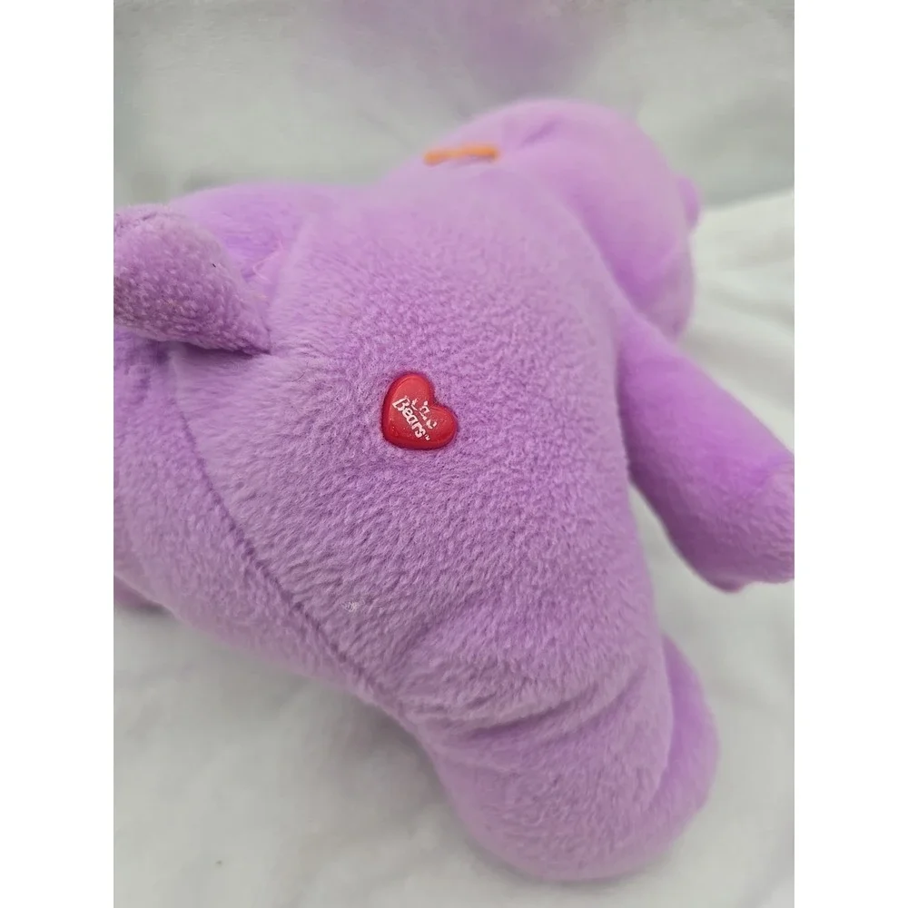 Care Bears Lollipops & Hearts 2003 NANCO Purple Share Bear Plush 14